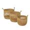 Brown Seagrass Bohemian Storage Baskets, 3ct.